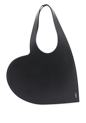heart-shaped small tote bag - OS Black