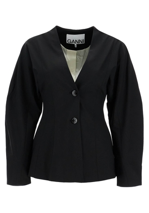 lightweight fitted jacket - 34 Black