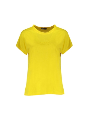 Yellow Cotton Tops & T-Shirt - L