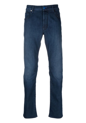 Jacob Cohën logo-embroidered straight-leg jeans - Blue