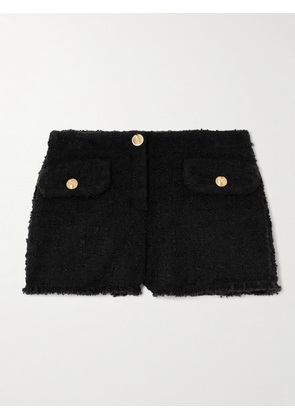 Versace - Wool-blend Tweed Shorts - Black - IT38,IT40,IT42,IT44,IT46