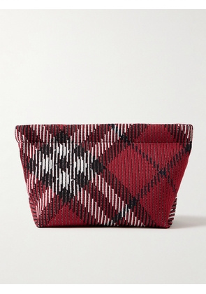Burberry - Jacquard-knit Clutch - Red - One size
