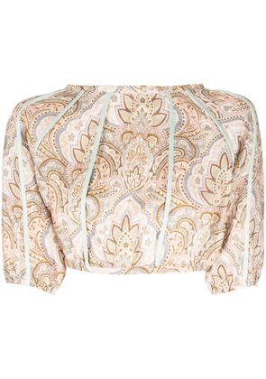 We Are Kindred Elsa paisley-print cropped top - Multicolour