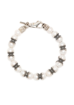 Emanuele Bicocchi large freshwater pearl bracelet - White