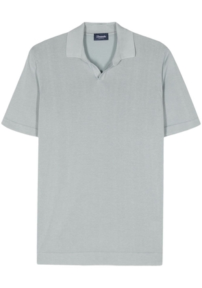 Drumohr cotton polo shirt - Blue