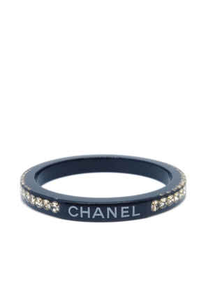 CHANEL Pre-Owned 2005 rhinestone-embellished bracelet - Black