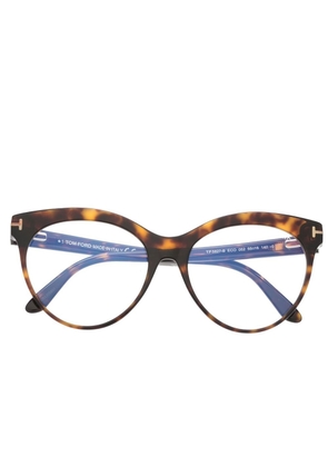 TOM FORD Eyewear cat-eye frame glasses - Brown