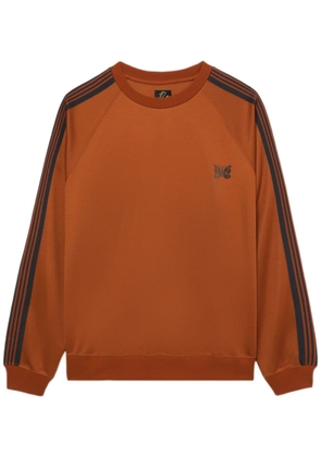 Needles logo-embroidered jersey sweatshirt - Brown