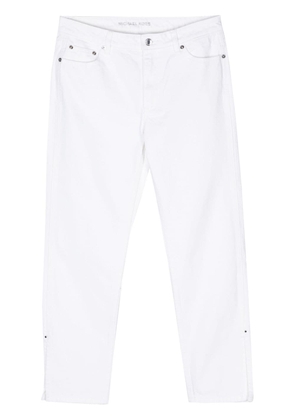 Michael Michael Kors cropped cotton jeans - White
