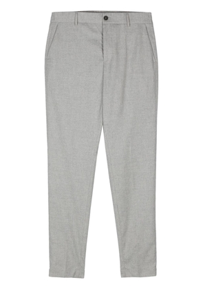 Peserico mélange-effect straight trousers - Grey