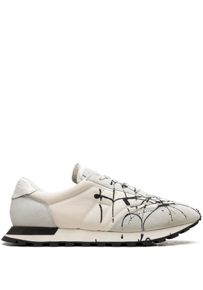 Maison Margiela Panelled Retro Runner 'Splatter' sneakers - White