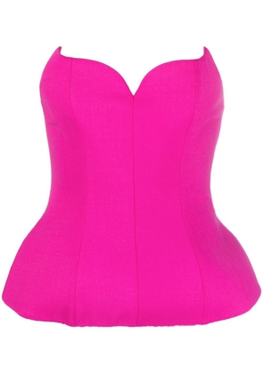 Giuseppe Di Morabito structured corset top - Pink