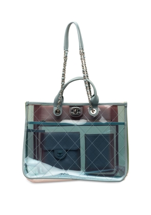 CHANEL Pre-Owned 2018 Medium Coco Splash Shopping Tote satchel - Green