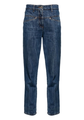 CHANEL Pre-Owned 2000 high-rise tapered jeans - Blue