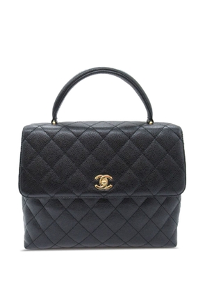 CHANEL Pre-Owned 2002-2003 Caviar Kelly Top Handle handbag - Black
