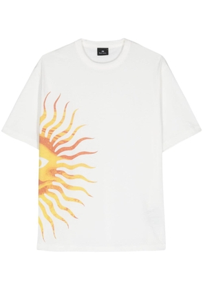 PS Paul Smith sun-print organic-cotton T-shirt - White