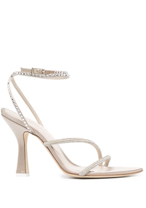 3juin Giglio crystal-embellished sandals - Neutrals