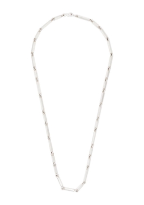 MAOR Cuadrangular silver necklace