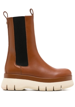 ISABEL MARANT Mecile leather Chelsea boots - Brown