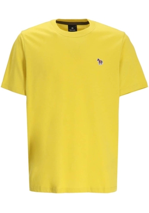 PS Paul Smith Zebra Logo Organic Cotton T-Shirt - Yellow