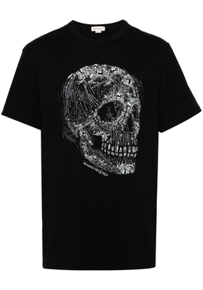 Alexander McQueen Crystal Skull cotton T-shirt - Black