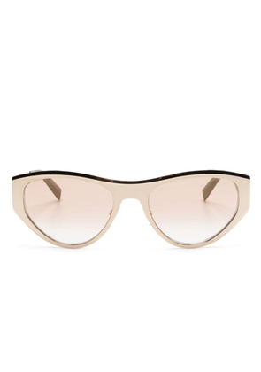 Givenchy cutout-logo cat-eye sunglasses - Gold