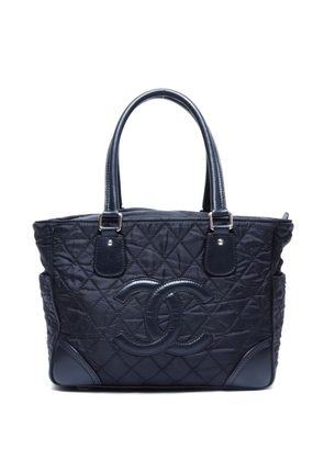 CHANEL Pre-Owned 2006-2008 CC diamond-quilted tote bag - Black