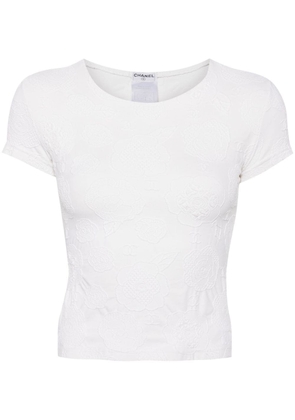 CHANEL Pre-Owned 1998 Caméllia short-sleeve T-shirt - White