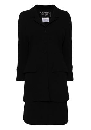 CHANEL Pre-Owned 1997 single-breasted skirt suit - Black