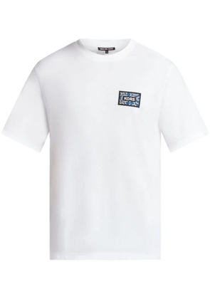 Michael Kors mesh block cotton T-shirt - White