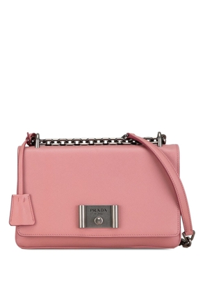 Prada Pre-Owned 2013-2023 Saffiano Lux Flap Chain crossbody bag - Pink