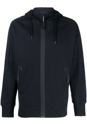 C.P. Company Goggle-detail zip-up hoodie - Blue