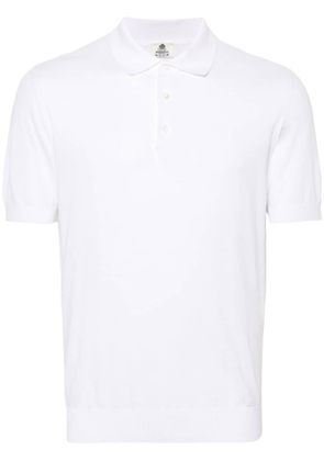 Borrelli short-sleeve cotton polo shirt - White