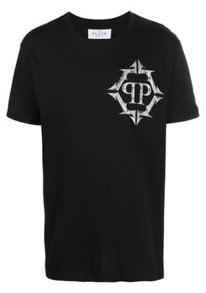 Philipp Plein SS Chrome round-neck T-shirt - Black