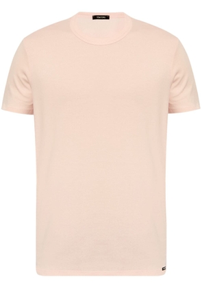 TOM FORD crew-neck stretch-cotton lounge T-shirt - Pink