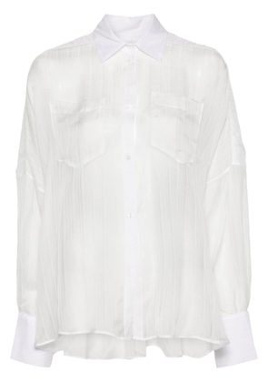 REV The Gab silk shirt - White