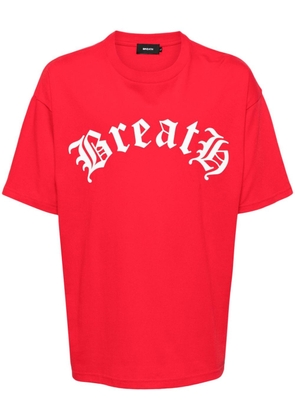 BREATH 3d logo-print t-shirt - Black