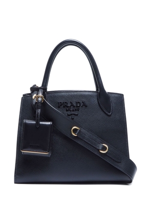 Prada Pre-Owned Monochrome two-way handbag - Black