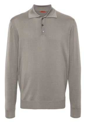 Barena fine-knit wool polo shirt - Grey