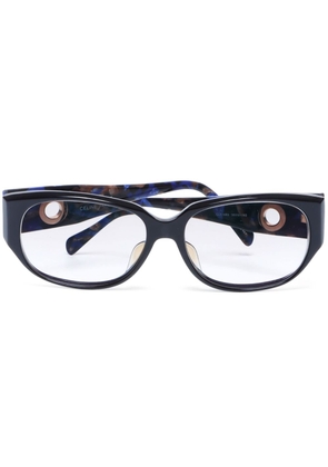Céline Pre-Owned marbled square-frame glasses - Blue