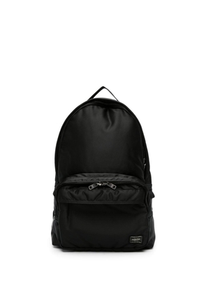 Porter-Yoshida & Co. logo-patch canvas backpack - Black