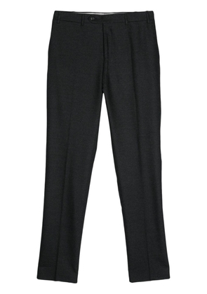 Canali pressed-crease tailored trousers - Black