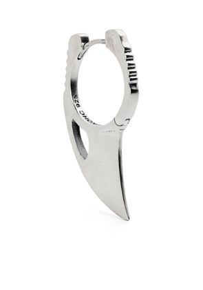 KUSIKOHC Finger Knife single earring - Silver