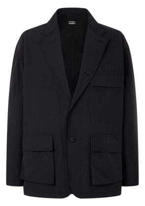STUDIO TOMBOY lightweight flap-pocket blazer - Black