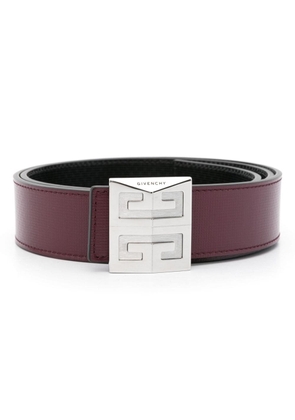 Givenchy 4G reversible leather belt - Red