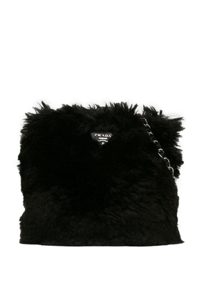 Prada Pre-Owned 2013-2023 Eco Fur Chain crossbody bag - Black