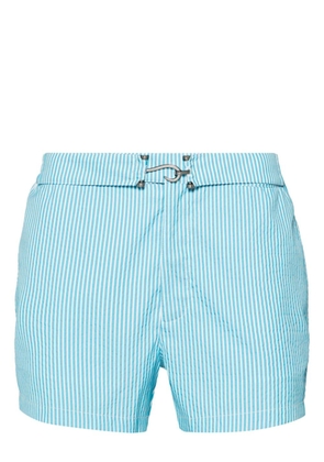 Edhen Milano Paris striped swim shorts - Blue