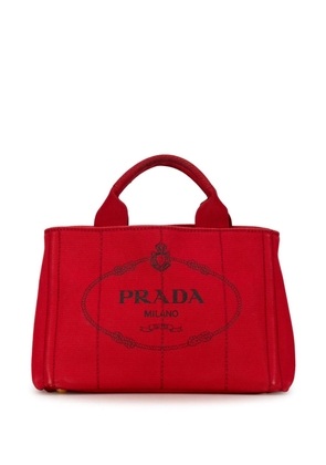 Prada Pre-Owned 2013-2023 Canapa Logo handbag - Red