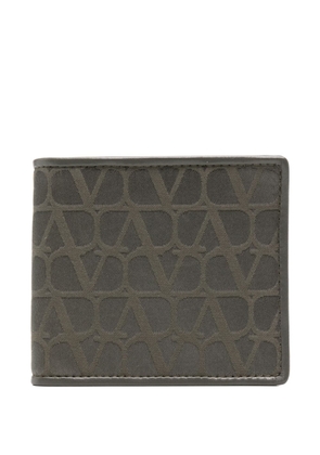 Valentino Garavani Toile Iconographe bi-fold wallet - Green