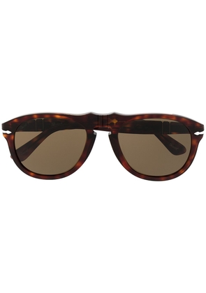 Persol tortoiseshell pilot sunglasses - Brown